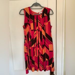 Calvin Klein trapeze dress size L